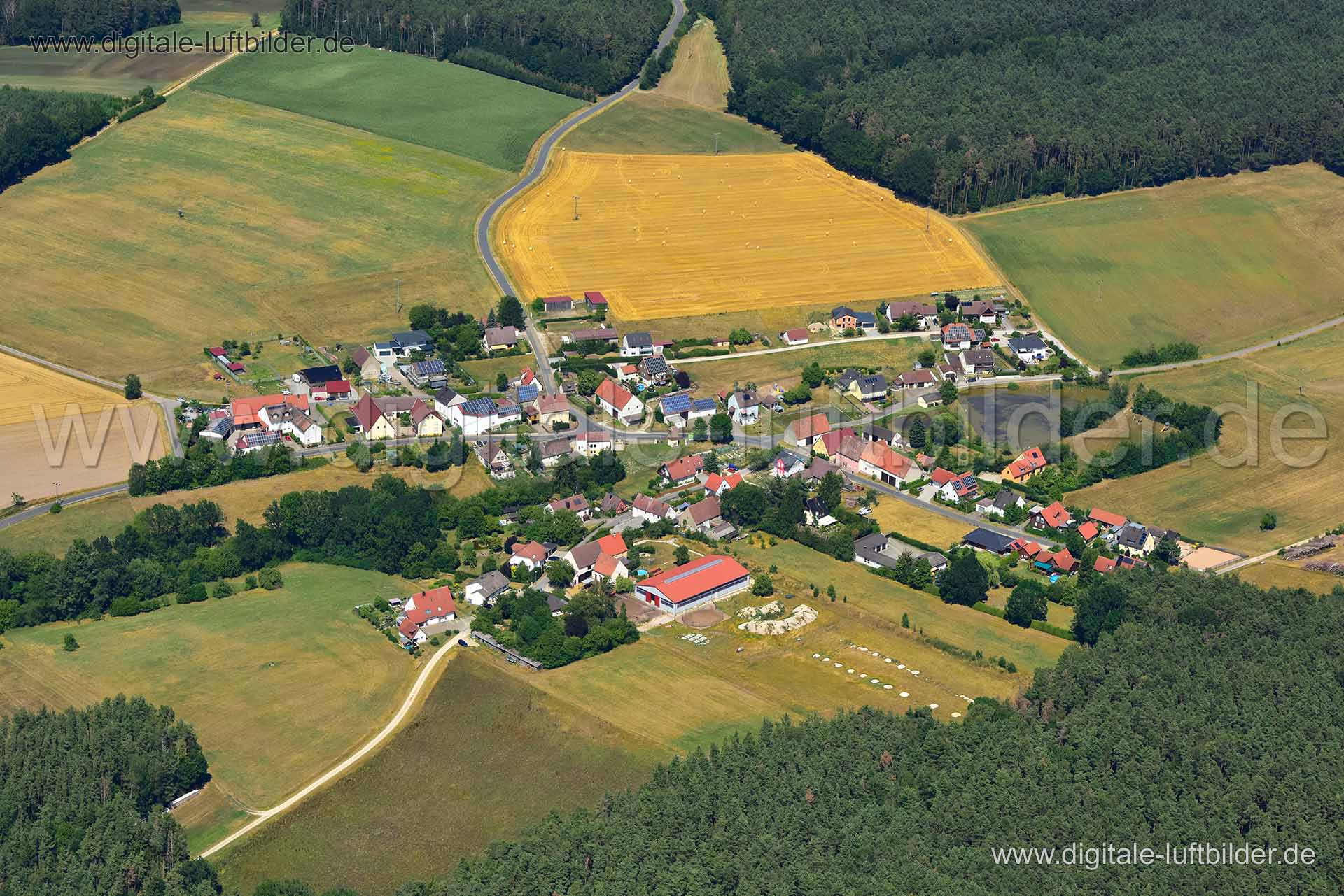 Luftaufnahme Göttelhöf in Gerhardshofen | Mittelfranken, Bayern