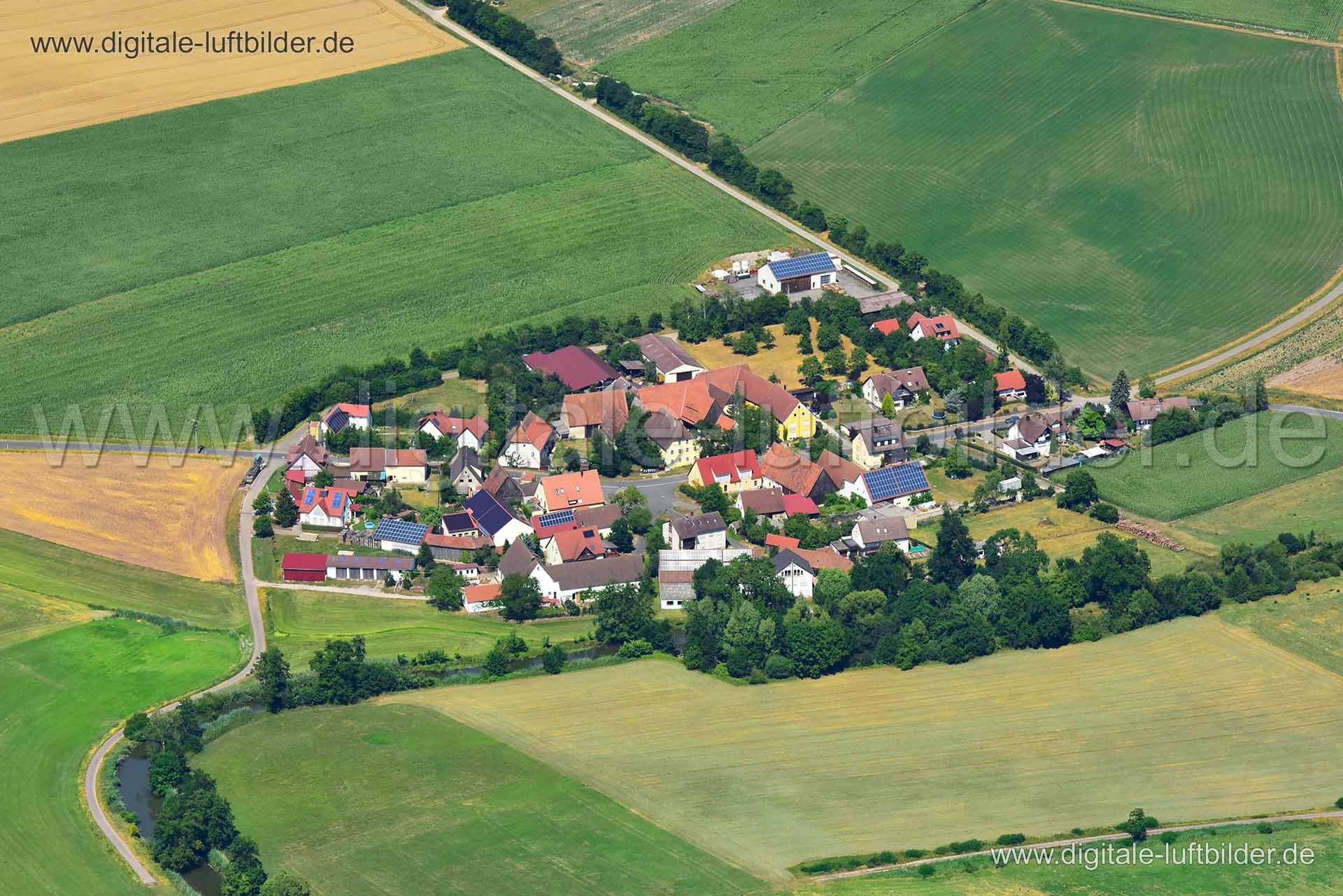 Luftaufnahme Rappoldshofen in Gerhardshofen | Mittelfranken, Bayern