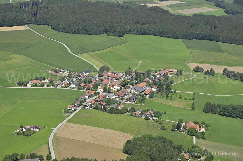 Luftaufnahme Münster in Glonn | Oberbayern, Bayern