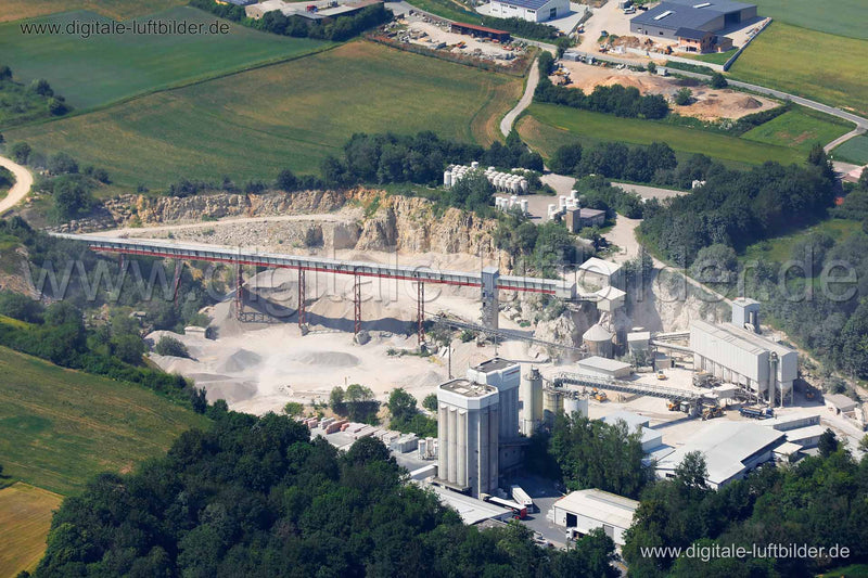 Luftaufnahme Schotterwerke bei Gräfenberg in Gräfenberg | Mittelfranken, Bayern
