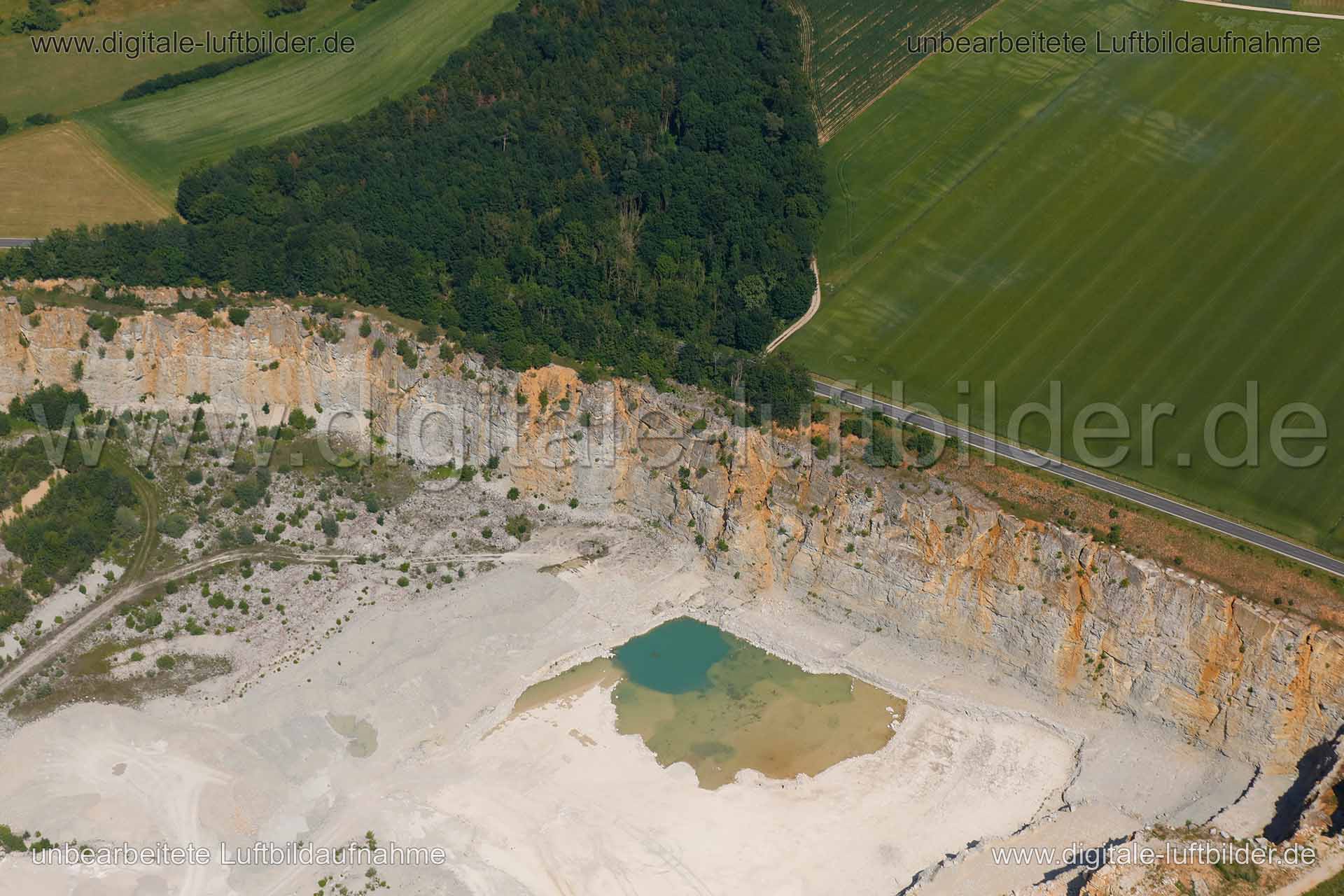 Luftbild Gräfenberg Steinbruch
