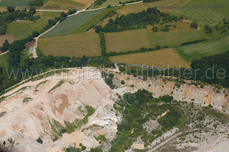 Luftaufnahme Steinbruch bei Gräfenberg in Gräfenberg | Mittelfranken, Bayern