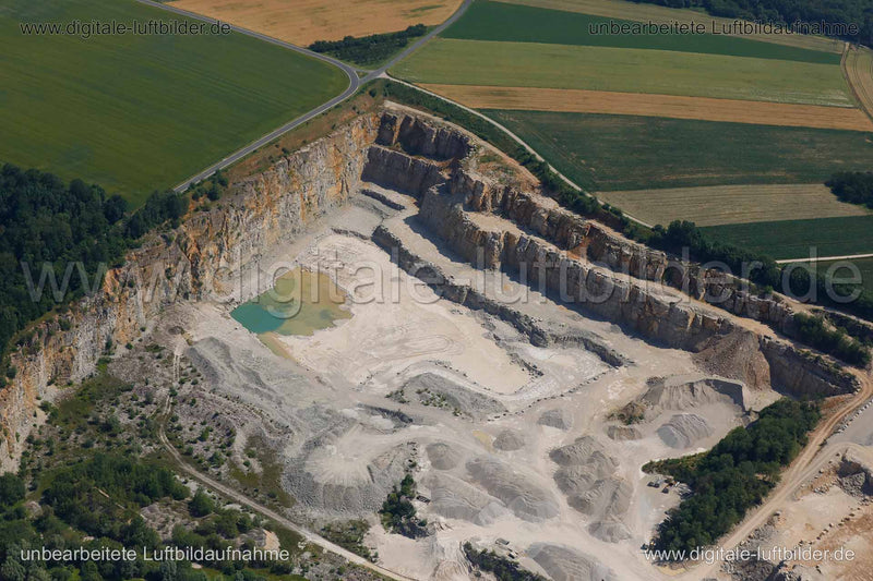 Luftaufnahme Steinbruch bei Gräfenberg in Gräfenberg | Mittelfranken, Bayern
