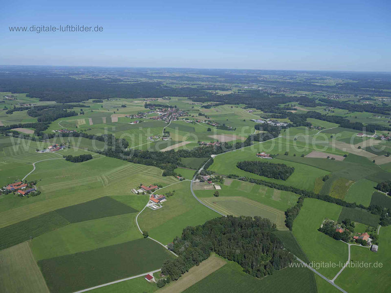 Luftaufnahme Tattenhausen in Großkarolinenfeld | Oberbayern, Bayern