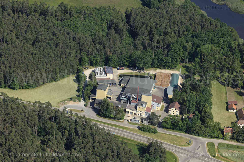 Luftaufnahme Beseitigungsanstalt in Gunzenhausen | Mittelfranken, Bayern