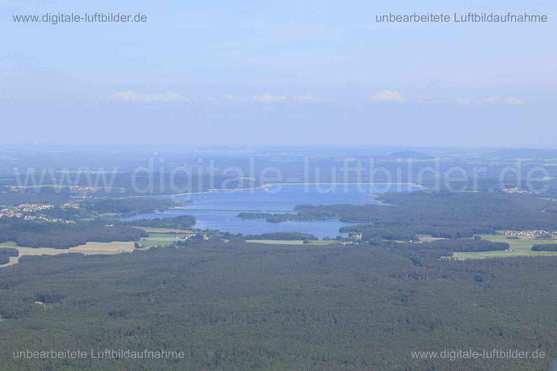 Luftaufnahme Brombachsee in Gunzenhausen | Mittelfranken, Bayern