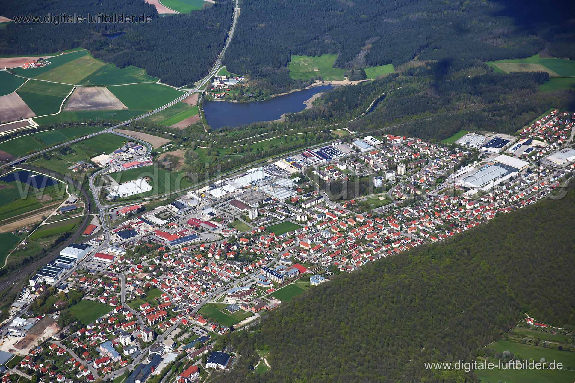 Luftaufnahme Gunzenhausen in Gunzenhausen | Mittelfranken, Bayern