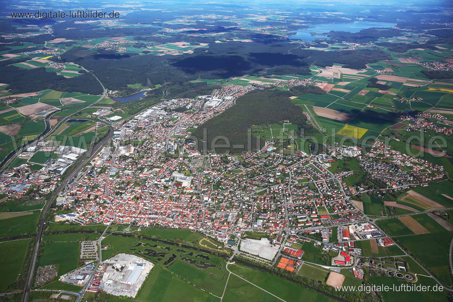Luftaufnahme Gunzenhausen in Gunzenhausen | Mittelfranken, Bayern