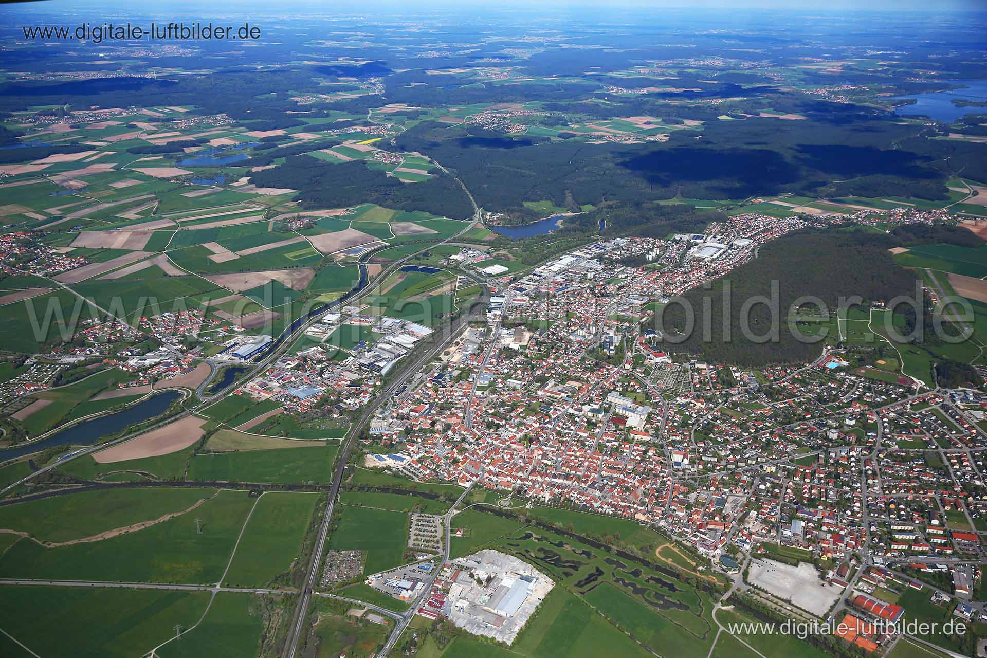 Luftaufnahme Gunzenhausen in Gunzenhausen | Mittelfranken, Bayern