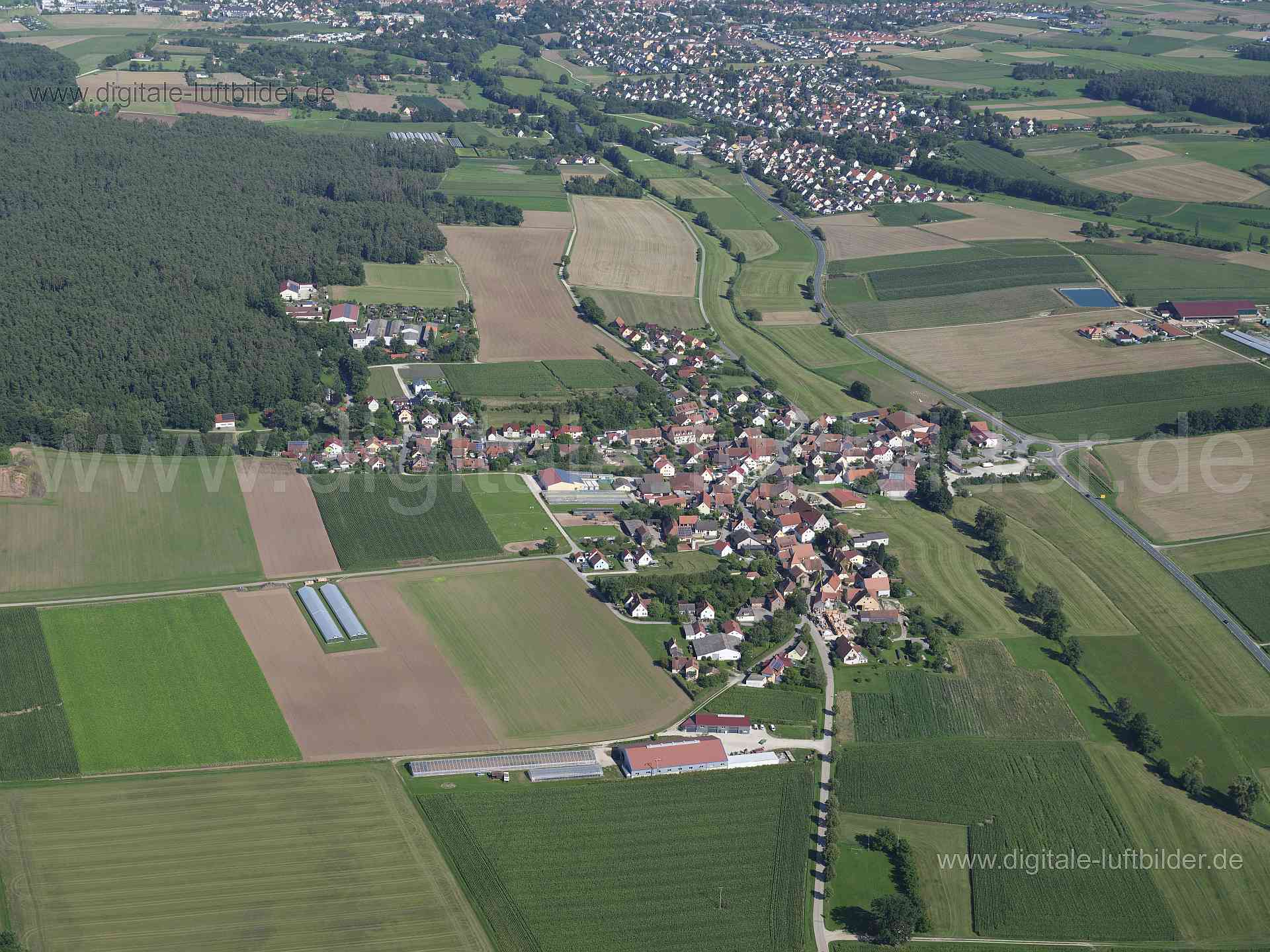 Luftaufnahme Gustenfelden in Gustenfelden | Mittelfranken, Bayern
