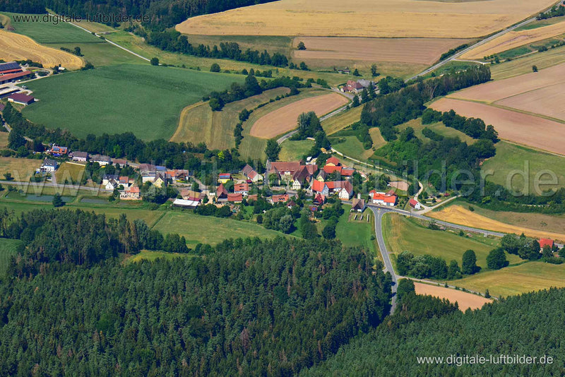 Luftaufnahme bei Gutenstetten in Gutenstetten | Mittelfranken, Bayern