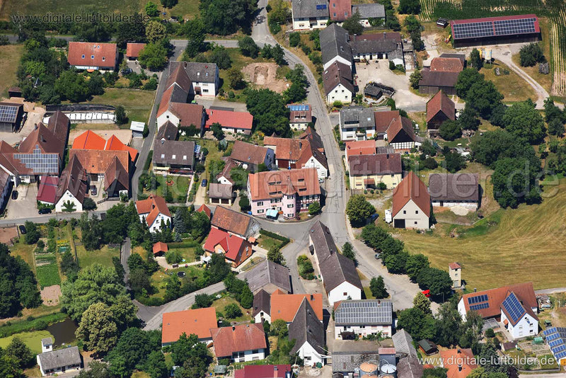 Luftaufnahme Rockenbach in Gutenstetten | Mittelfranken, Bayern