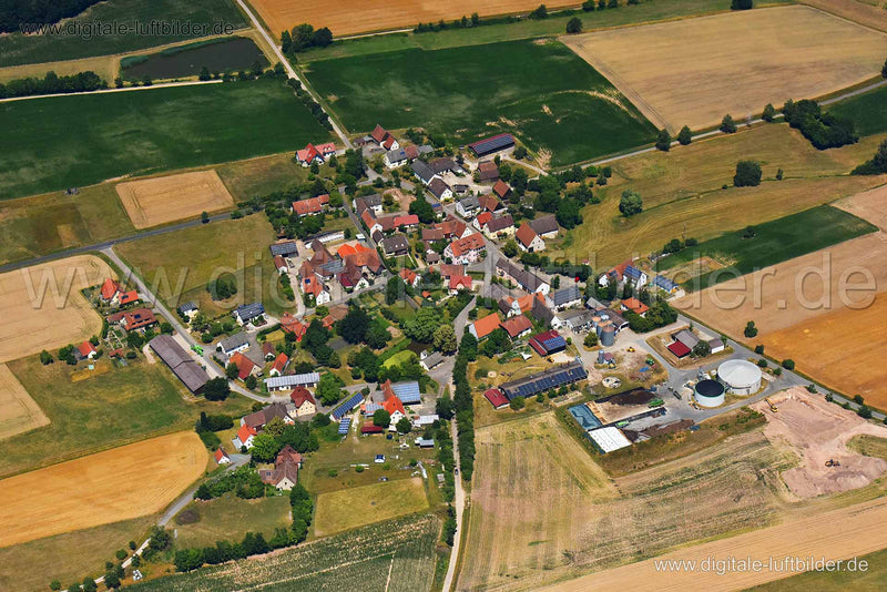 Luftaufnahme Rockenbach in Gutenstetten | Mittelfranken, Bayern