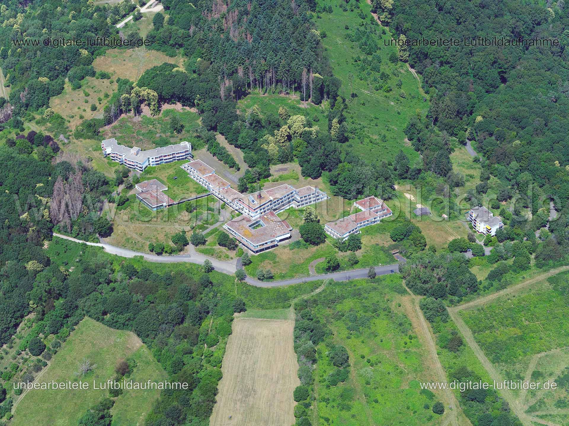 Luftaufnahme Planungsprojekt Aparthotel am Hahnenwald in Hahnenwald | Darmstadt, Hessen