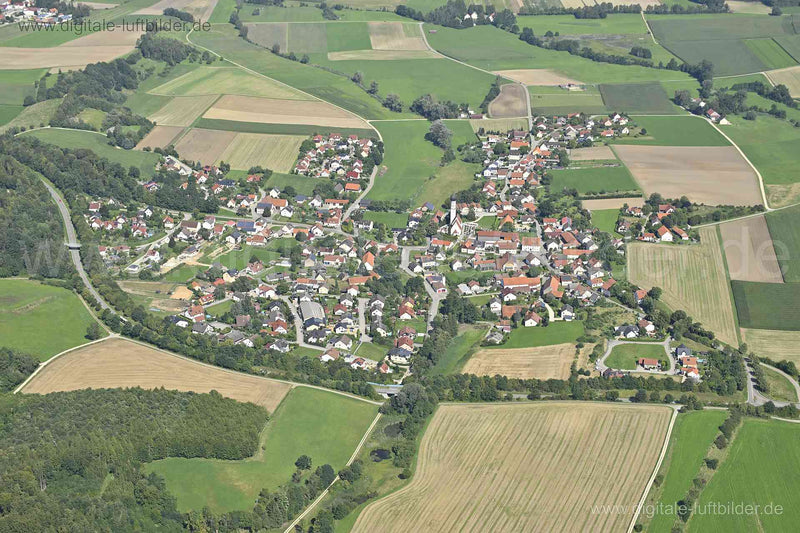 Luftaufnahme Handzell in Handzell | Oberbayern, Bayern