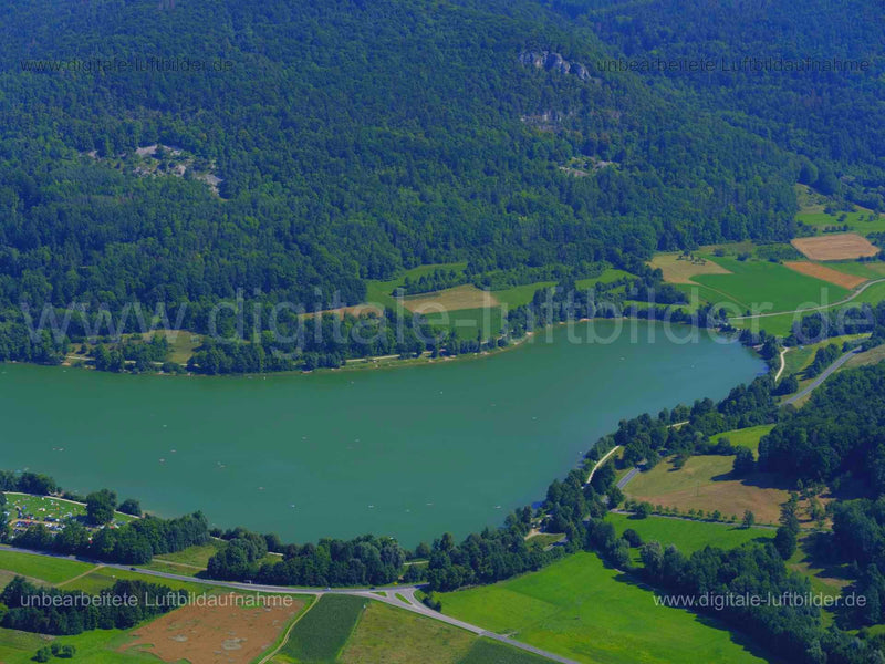 Luftaufnahme Happurger Stausee in Happurg | Mittelfranken, Bayern