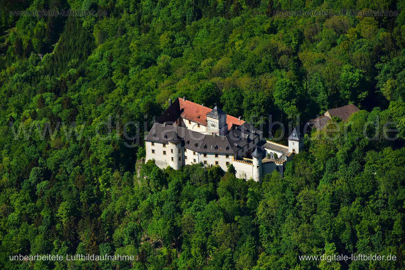 Luftaufnahme Schloss Greifenstein in Heiligenstadt | Oberfranken, Bayern