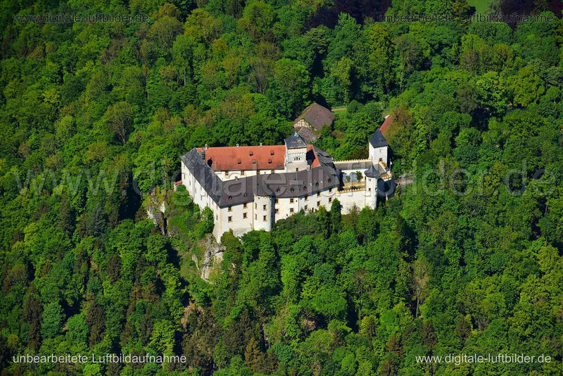 Luftaufnahme Schloss Greifenstein in Heiligenstadt | Oberfranken, Bayern