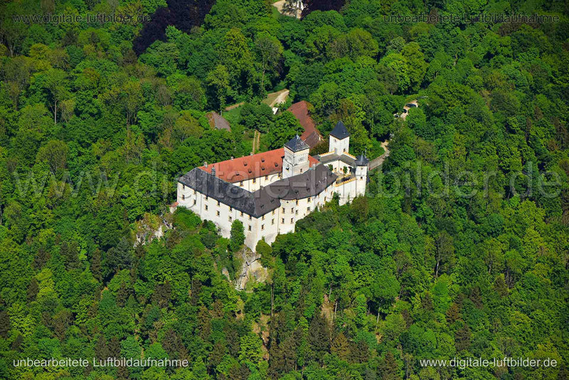 Luftaufnahme Schloss Greifenstein in Heiligenstadt | Oberfranken, Bayern