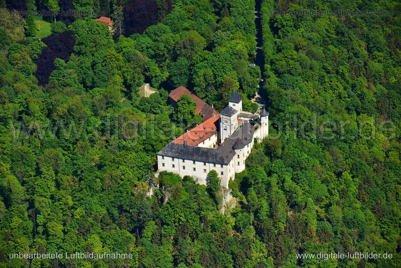 Luftaufnahme Schloss Greifenstein in Heiligenstadt | Oberfranken, Bayern