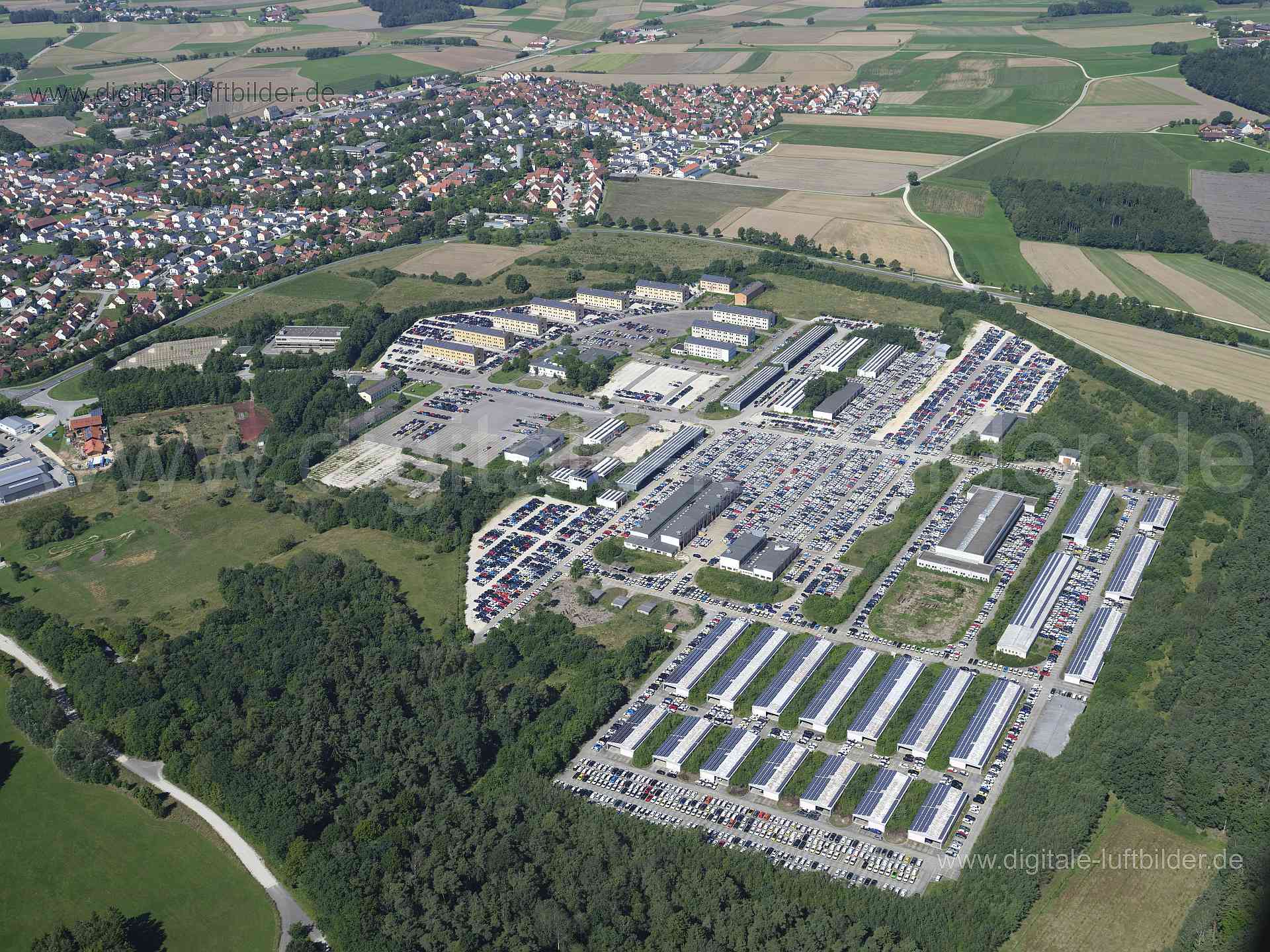 Luftaufnahme Hemau in Hemau | Oberpfalz, Bayern