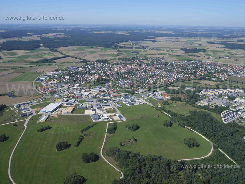 Luftaufnahme Hemau in Hemau | Oberpfalz, Bayern