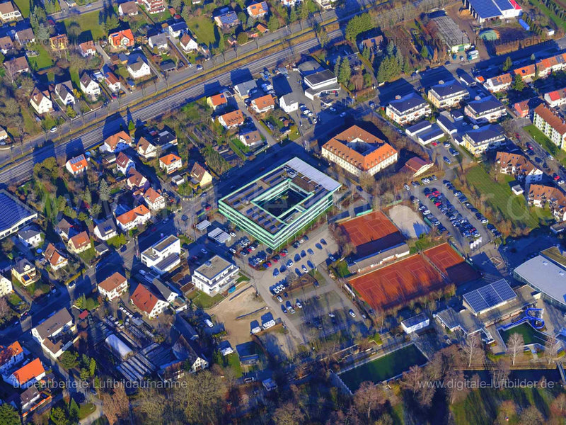 Luftaufnahme Finanzamt Hersbruck in Hersbruck | Mittelfranken, Bayern