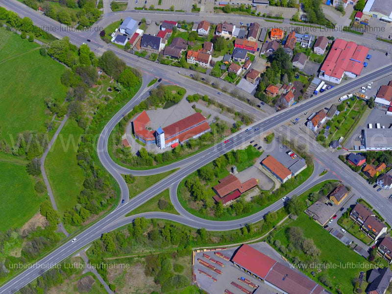 Luftaufnahme Freilwillige Feuerwehr Hersbruck in Hersbruck | Mittelfranken, Bayern