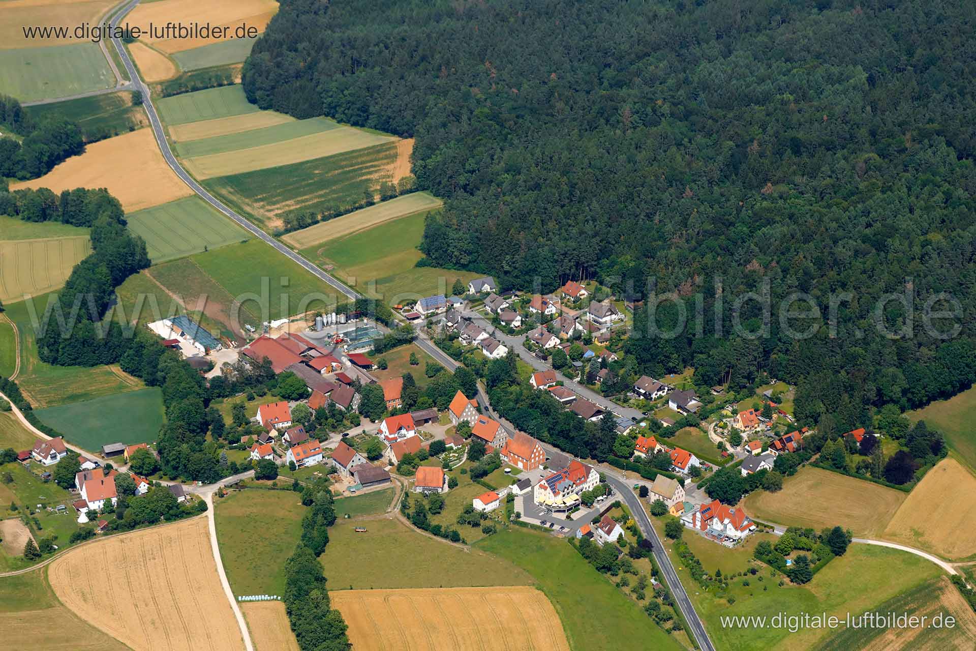 Luftaufnahme Kühnhofen in Hersbruck | Mittelfranken, Bayern