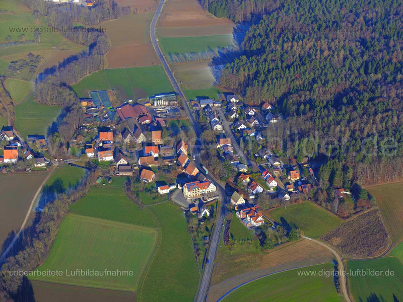 Luftaufnahme Kühnhofen in Hersbruck | Mittelfranken, Bayern