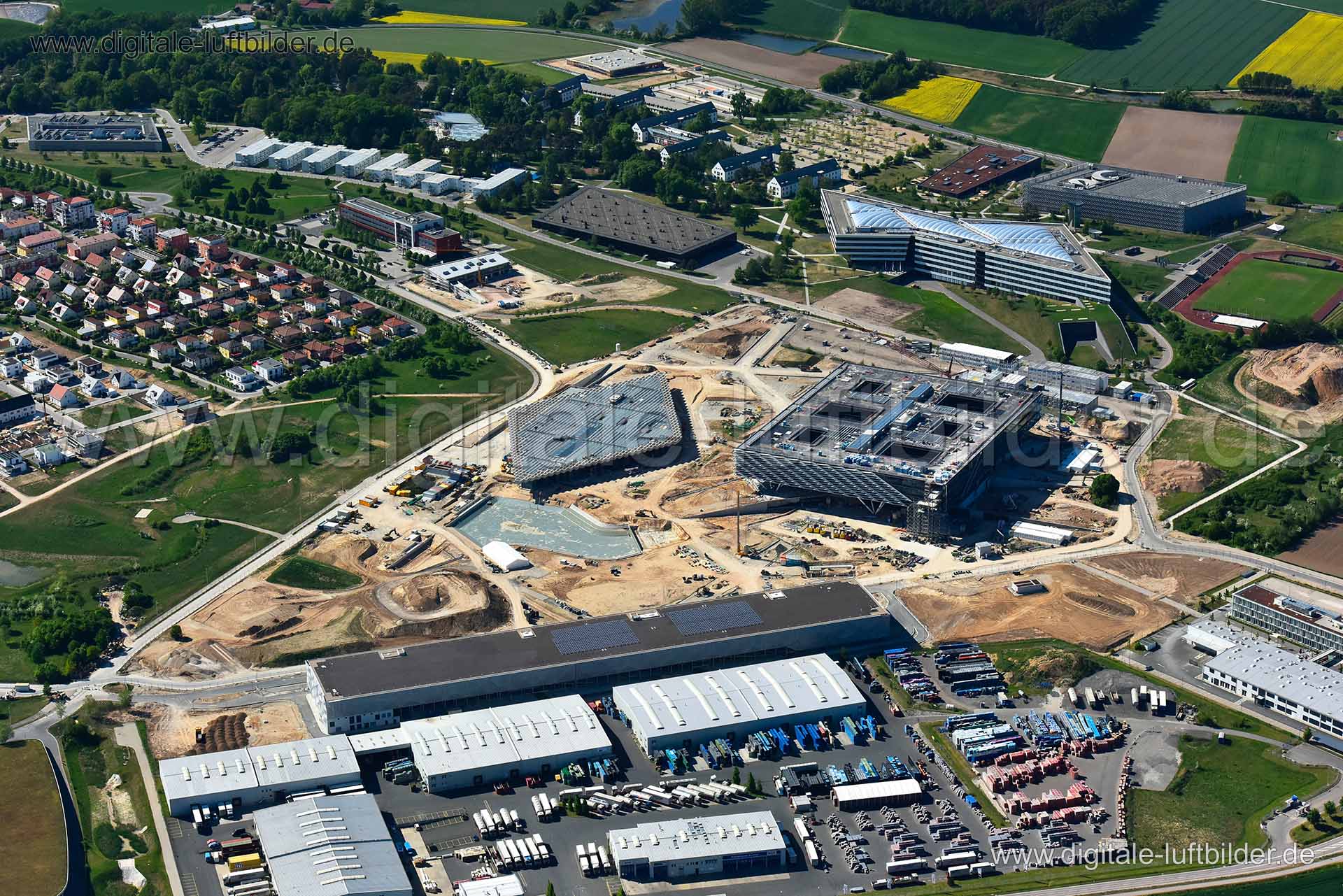 Luftaufnahme Adidas Headquarters in Herzogenaurach | Mittelfranken, Bayern