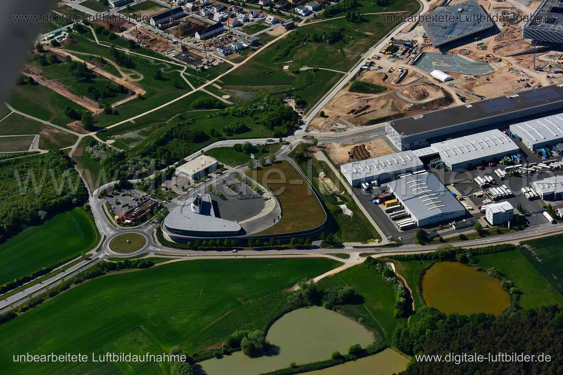 Luftaufnahme Adidas Headquarters in Herzogenaurach | Mittelfranken, Bayern