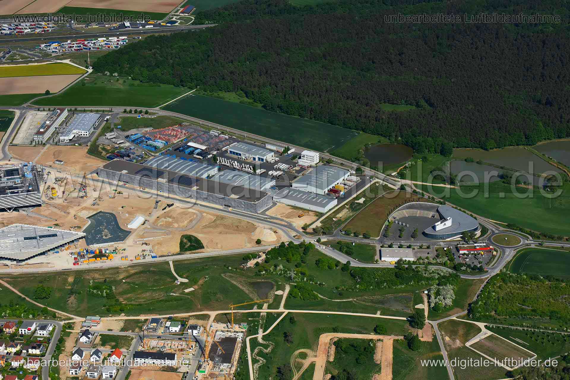 Luftaufnahme Adidas Headquarters in Herzogenaurach | Mittelfranken, Bayern
