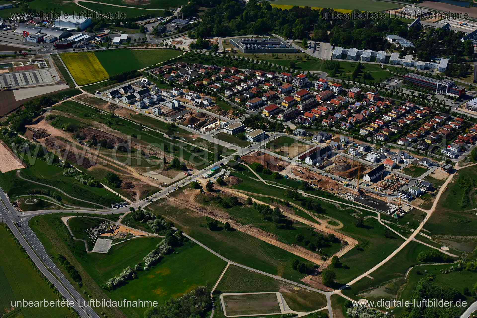 Luftaufnahme Adidas Headquarters in Herzogenaurach | Mittelfranken, Bayern