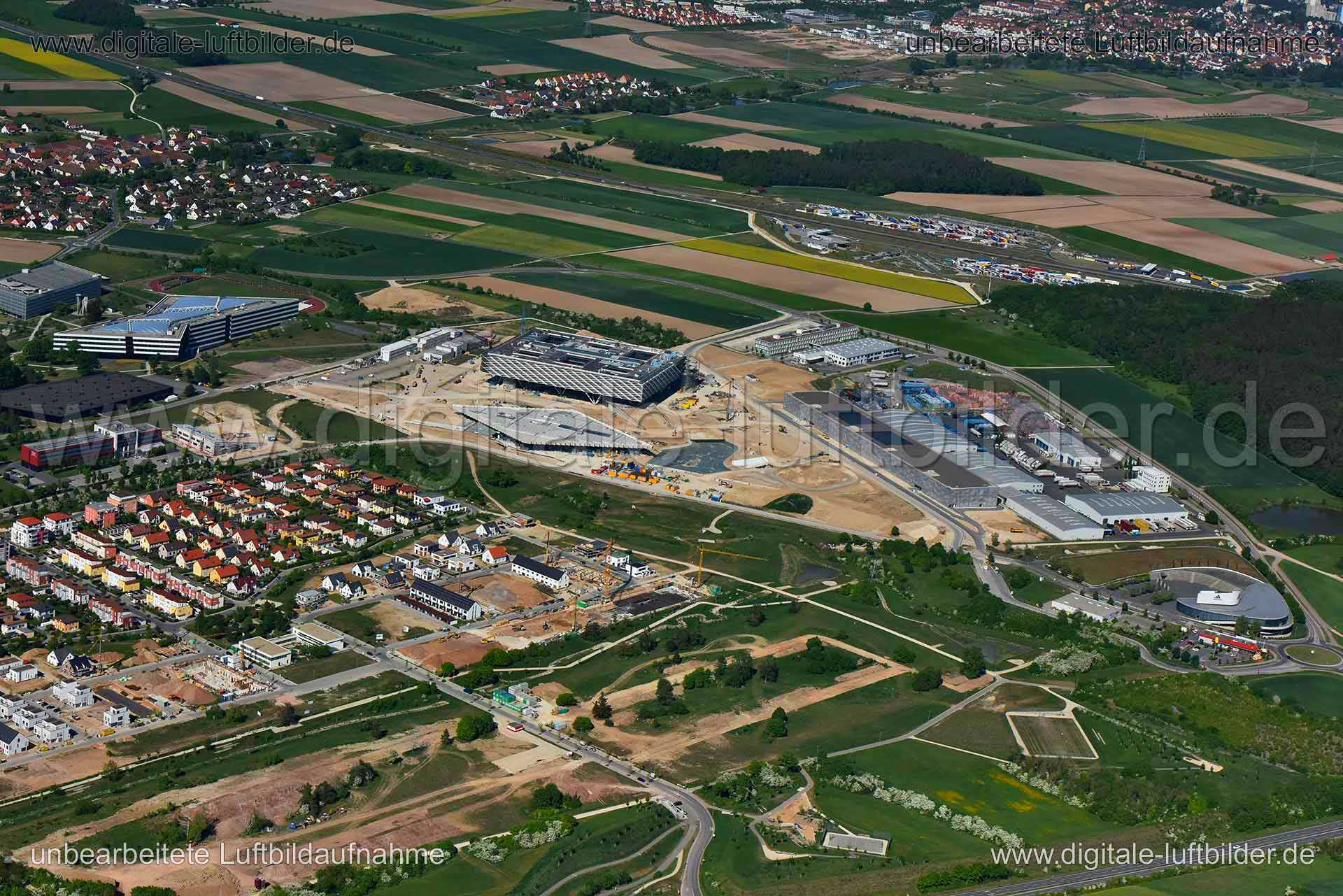 Luftaufnahme Adidas Headquarters in Herzogenaurach | Mittelfranken, Bayern