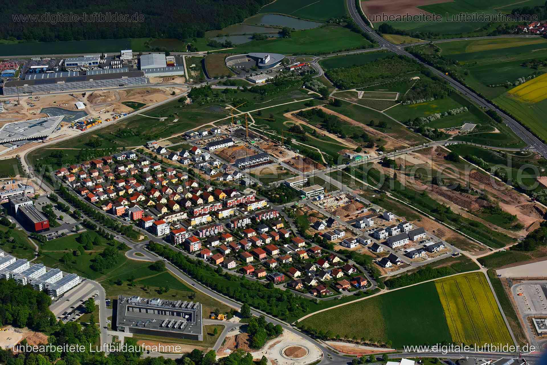 Luftaufnahme Adidas Headquarters in Herzogenaurach | Mittelfranken, Bayern