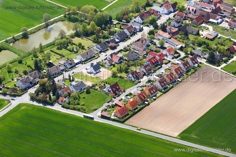 Luftaufnahme Dorf in Herzogenaurach | Mittelfranken, Bayern