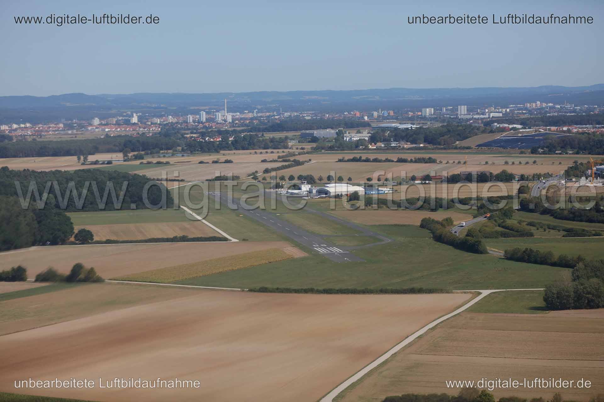 Luftaufnahme Flugplatz in Herzogenaurach | Mittelfranken, Bayern
