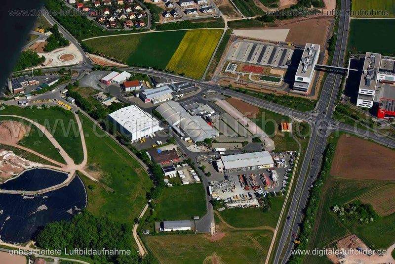 Luftaufnahme Gewerbegebiet in Herzogenaurach | Mittelfranken, Bayern