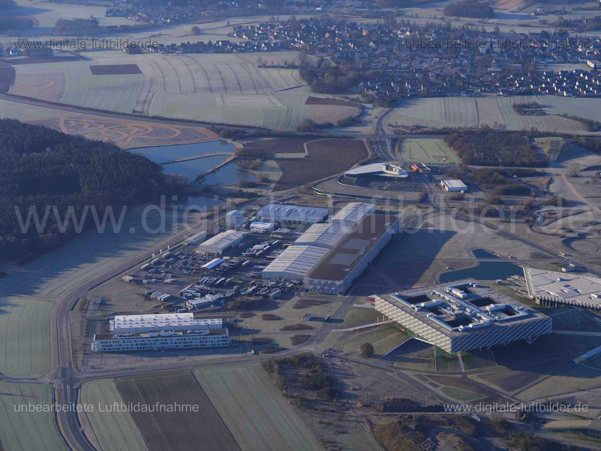 Luftaufnahme Gewerbegebiet Kuhwasen in Herzogenaurach | Mittelfranken, Bayern