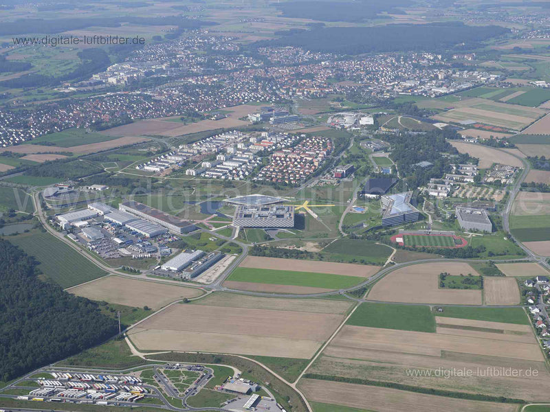 Luftaufnahme Herzo Base in Herzogenaurach | Mittelfranken, Bayern