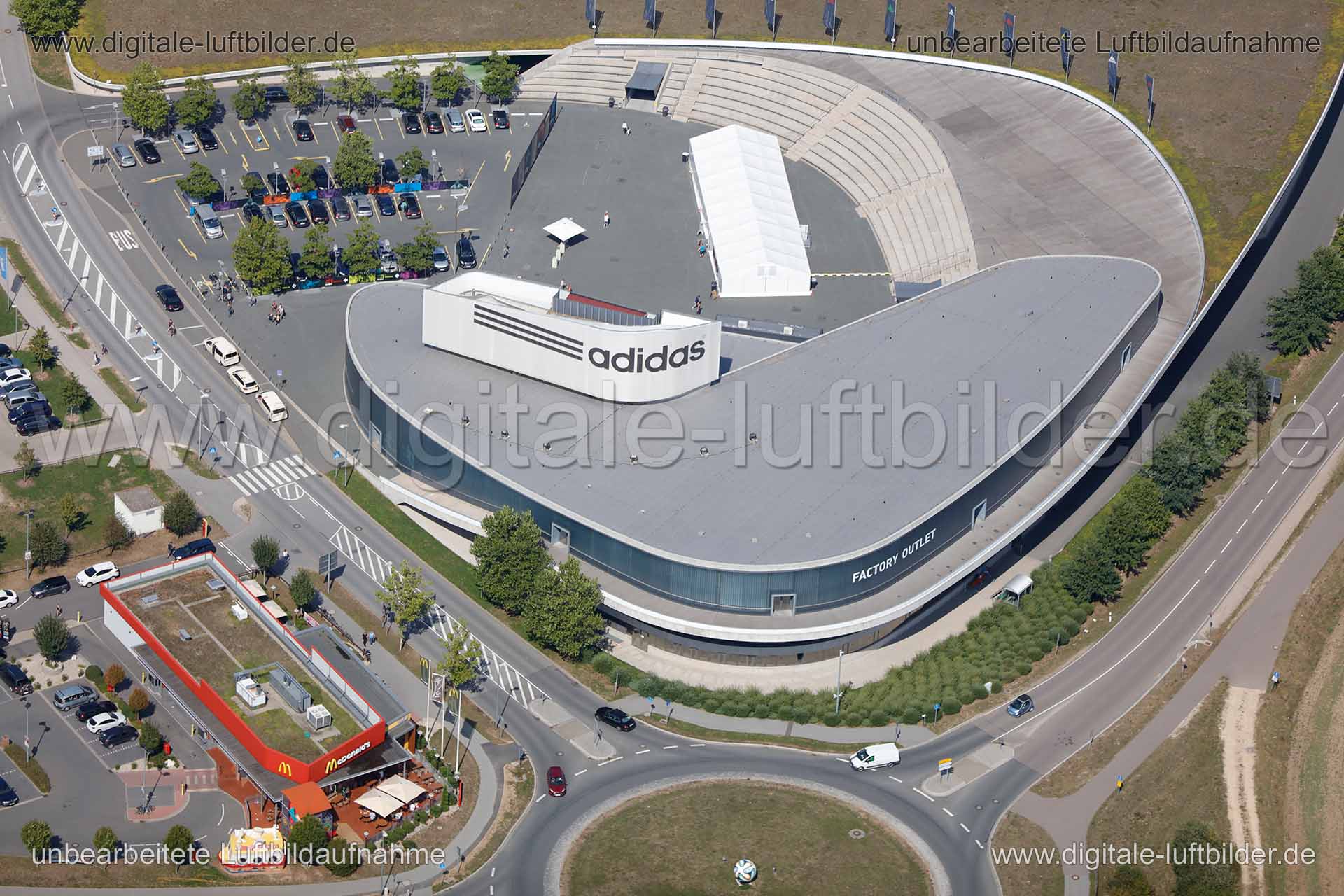 Luftaufnahme Herzogenaurach in Herzogenaurach | Mittelfranken, Bayern