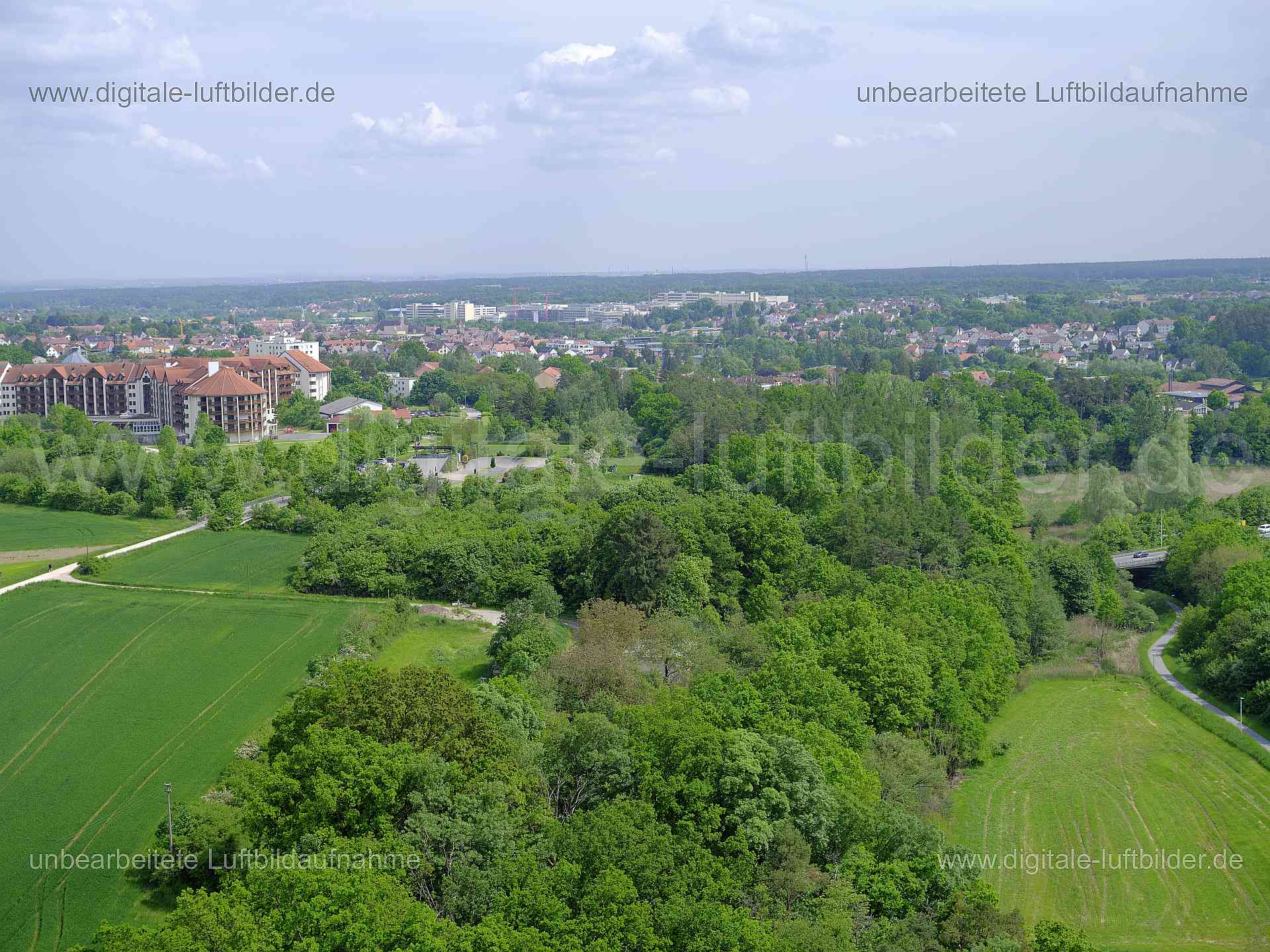 Luftaufnahme Herzogenaurach in Herzogenaurach | Mittelfranken, Bayern