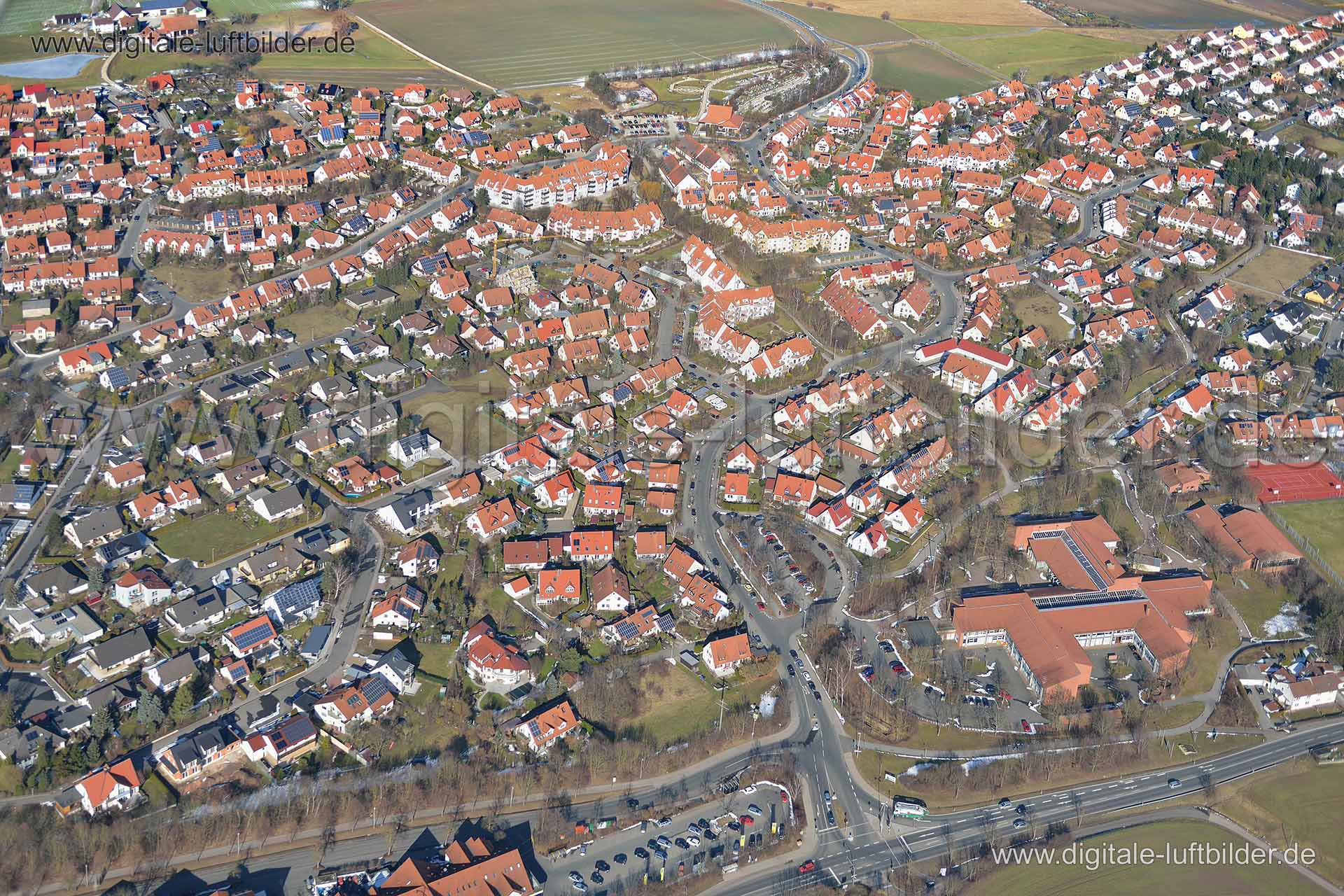 Luftaufnahme Herzogenaurach in Herzogenaurach | Mittelfranken, Bayern