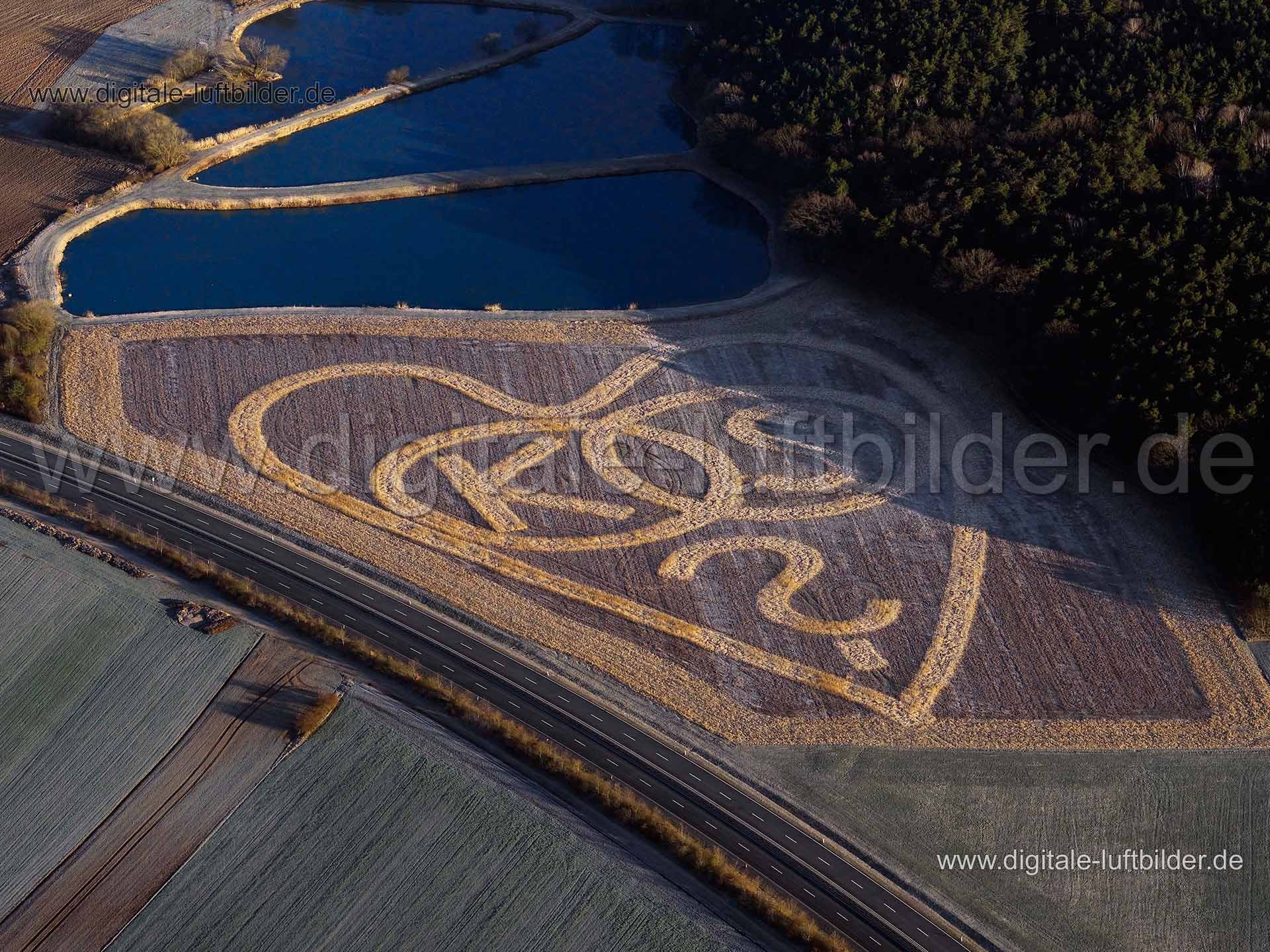 Luftaufnahme Kornfeld in Herzogenaurach | Mittelfranken, Bayern