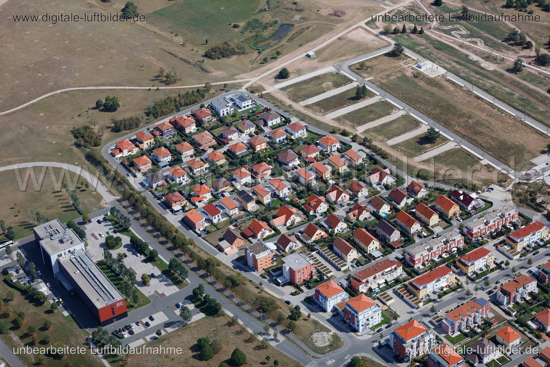 Luftaufnahme Neubau Erschließung Herzogenaurach in Herzogenaurach | Mittelfranken, Bayern