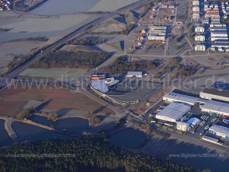 Luftaufnahme Olympiaring Herzogenaurach  in Herzogenaurach | Mittelfranken, Bayern