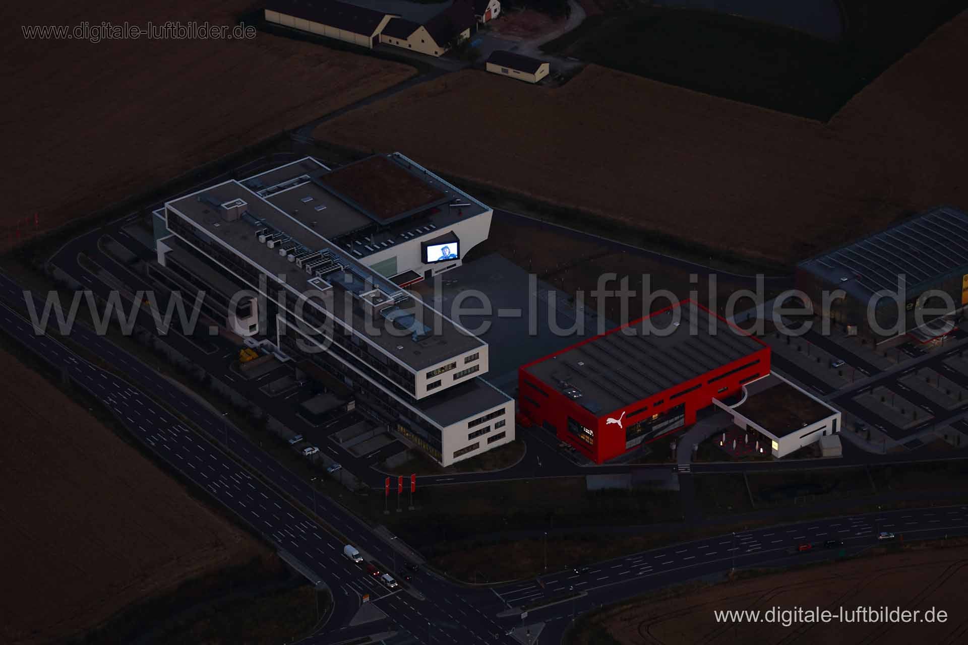Luftaufnahme Puma Headquaters in Herzogenaurach | Mittelfranken, Bayern