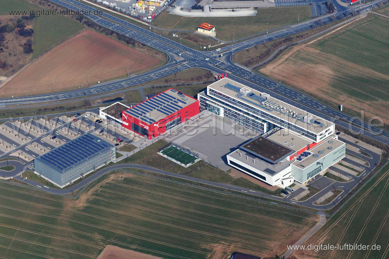 Luftaufnahme Puma Headquaters in Herzogenaurach | Mittelfranken, Bayern