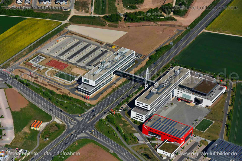 Luftaufnahme Puma Headquaters in Herzogenaurach | Mittelfranken, Bayern